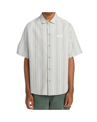 CAMISA ELEMENT IDLE SS A RAYAS MULTICOLOR BEIGE Y AZUL MULTICOLOR