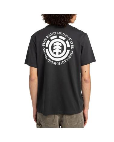 CAMISETA ELEMENT SEAL BP SS PRETA MULTICOLOR