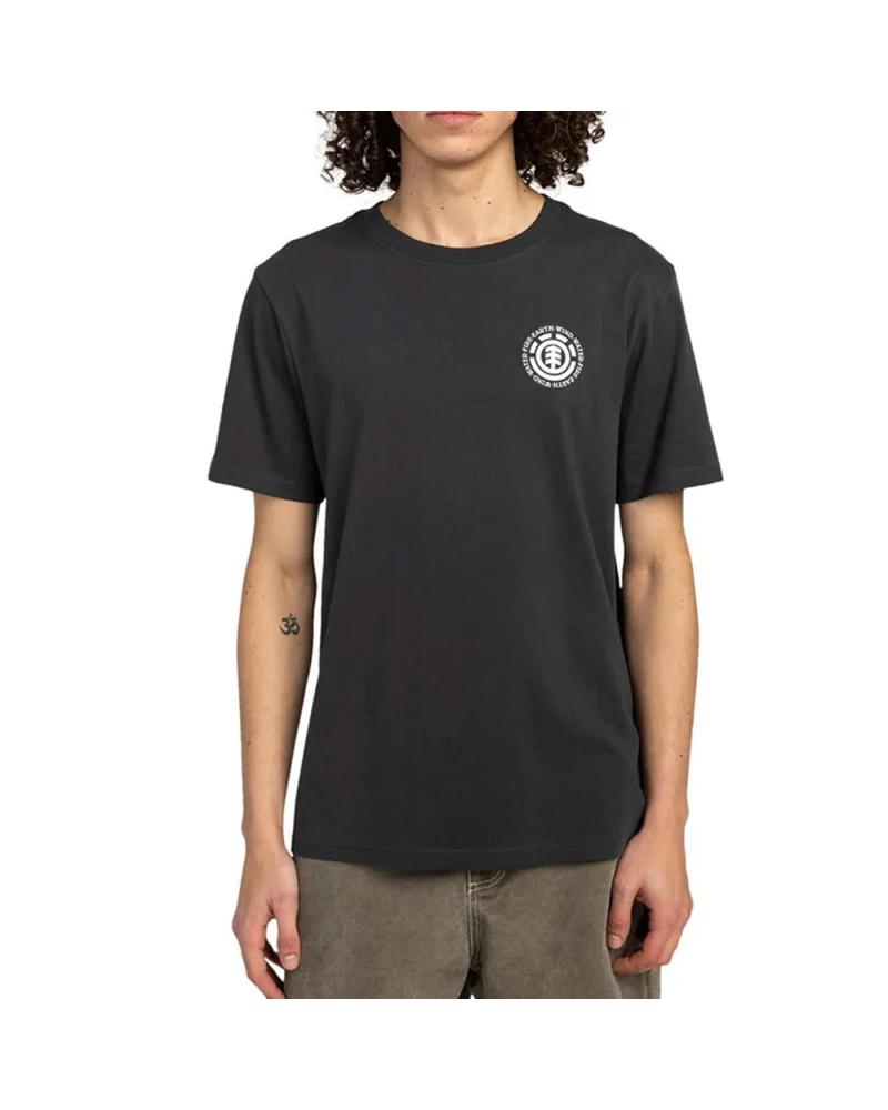 CAMISETA ELEMENT SEAL BP SS PRETA MULTICOLOR