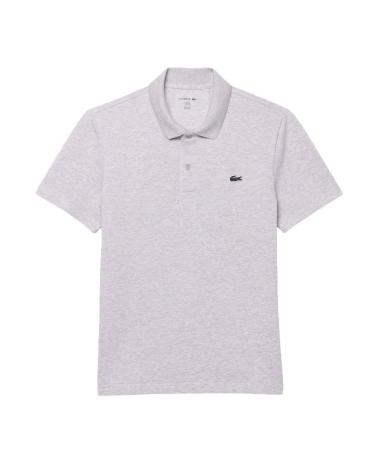 POLO LACOSTE IN COTONE REGULAR FIT VIOLA CHIARO MULTICOLOR