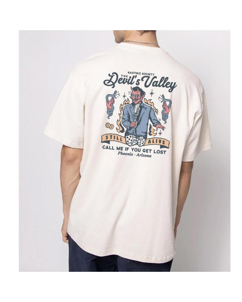 KAOTIKO STILL ALIVE T-SHIRT BIO-BAUMWOLLE MEHRFARBIG MULTICOLOR