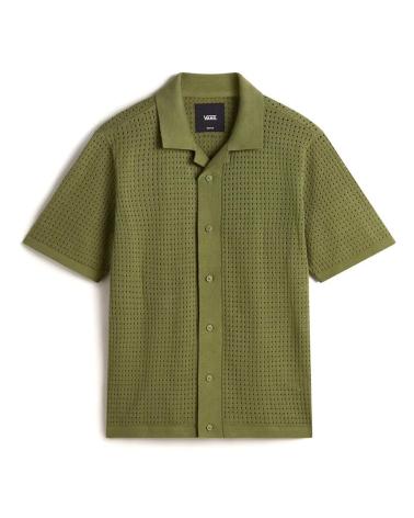 VANS FELDMAN SWEATER POLO LODEN GREEN MULTICOLOR