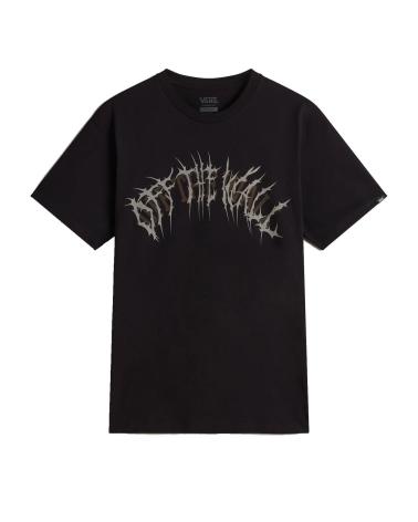 T-SHIRT VANS OFF THE WALL METAL ARCH SS NERA CON STAMPA MULTICOLORE MULTICOLOR