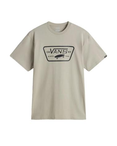 VANS OFF THE WALL T-SHIRT FULL PATCH VN000QN8ZUJ1 LONDON FOG BRAUN ZUJ1