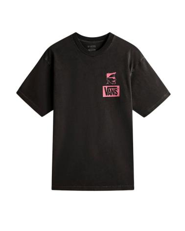VANS OFF THE WALL CAMISETA MTE BEACHFRONT SS TEE BLACK MULTICOLOR MULTICOLOR