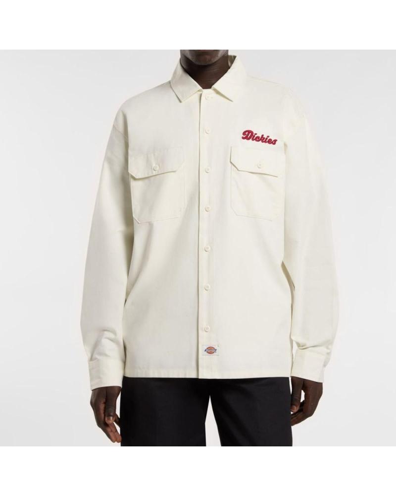 DICKIES CAMISA LEWISTOWN LS SHIRT EGRET MULTICOLOR