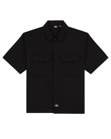 DICKIES UNIONVILLE SS ARBEITSHEMD SCHWARZ MULTICOLOR