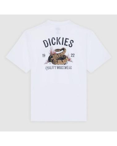 DICKIES SNAKE SS TEE T-SHIRT WEISS BLANCO