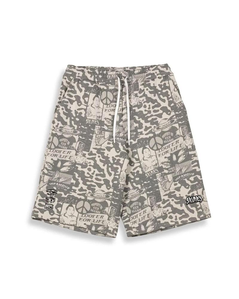 -GRIMEY-PANTALON-CHANDAL-CORTO-PEACE-WITHIN-AL-MULTICOLOR