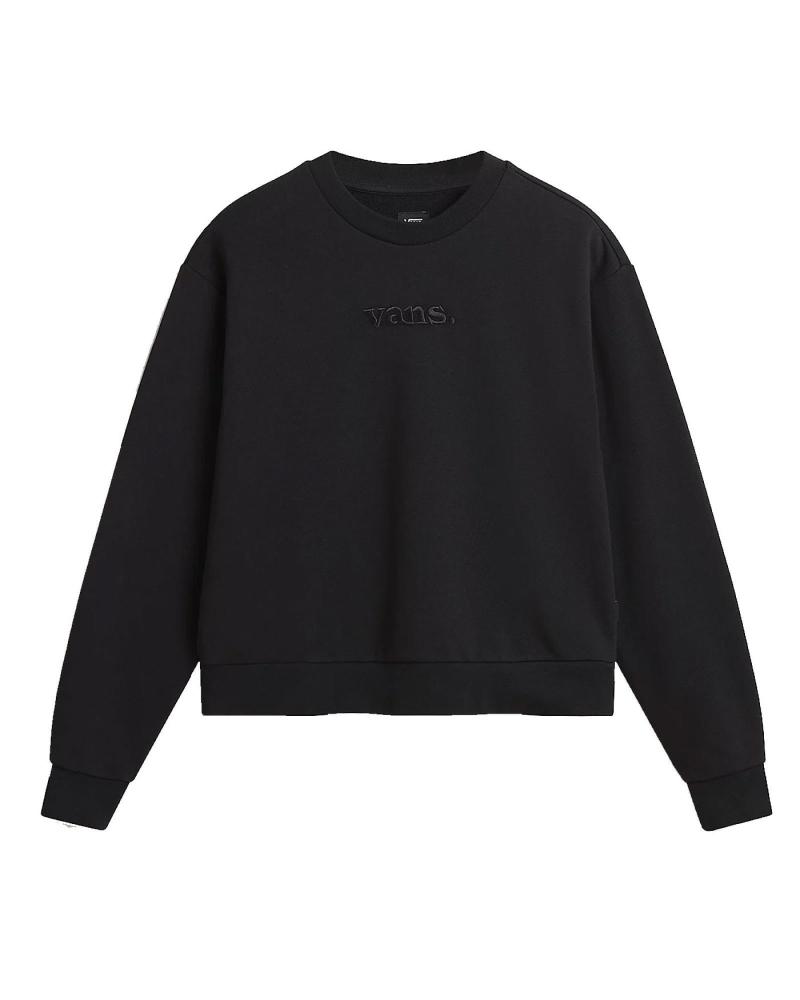 VANS OFF THE WALL SUDADERA VANS ESSENTIAL RELAXED CREW BLACK MULTICOLOR