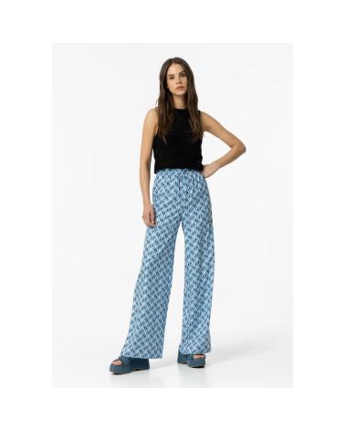 PANTALONI TIFFOSI 10054646 CON TEXTURE BLU AZUL