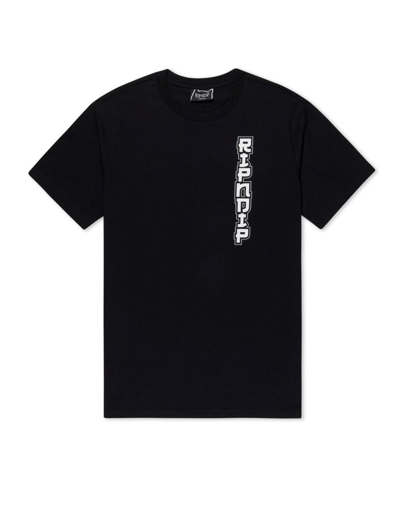 RIPNDIP CAMISETA HAKU TEE NEGRA MULTICOLOR MULTICOLOR