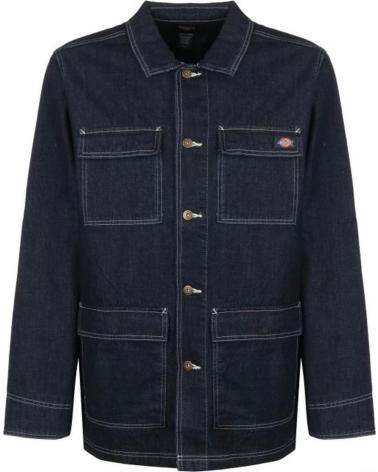 DICKIES CAMISA MORRISTOWN RINSED DENIM BLUE MULTICOLOR