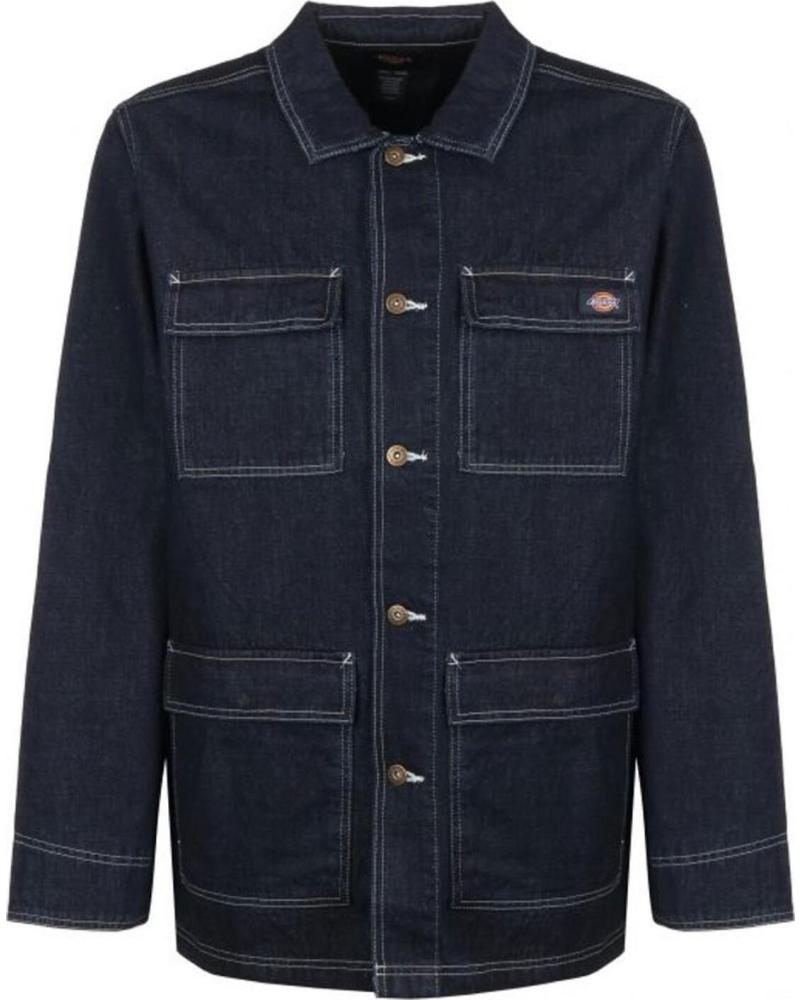 DICKIES CAMISA MORRISTOWN RINSED DENIM BLUE MULTICOLOR