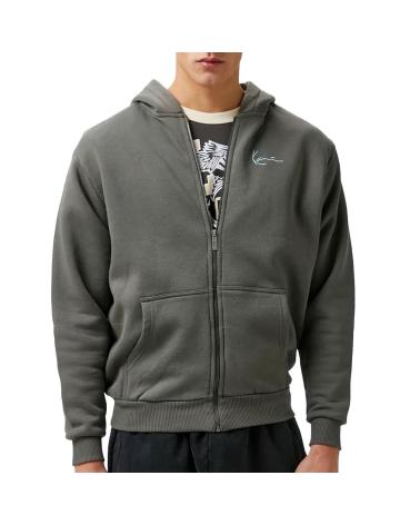 MOLETOM COM CAPUZ KARL KANI SMALL SIGNATURE TRIBAL OS CINZA MULTICOLOR