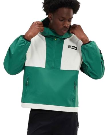 CASACO ELLESSE VENTURO OH COM CAPUZ VERDE E BRANCO MULTICOLOR