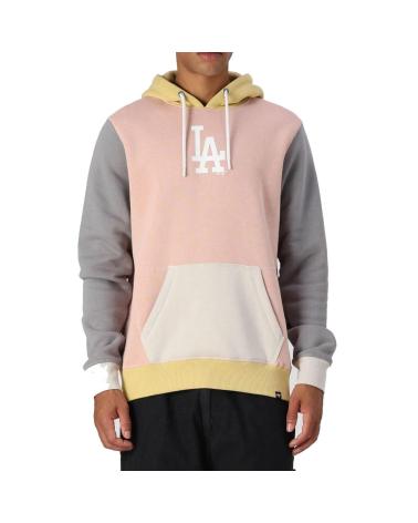 47 BRAND MLB LOS ANGELES DODGERS COLOR BLOCK MOLETOM MULTICOLOR ROSA