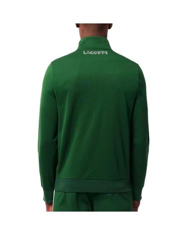 LACOSTE ZIP REGULAR FIT GREEN MULTICOLOR SPORTS JACKET MULTICOLOR