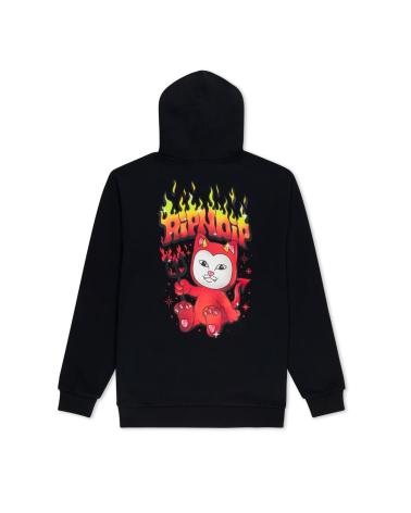 RIPNDIP SUDADERA CON CAPUCHA SCARY CUTE BLACK MULTICOLOR MULTICOLOR