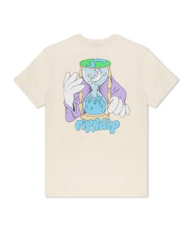 RIPNDIP TIME TURNER CREAM MULTICOLOR T-SHIRT MULTICOLOR
