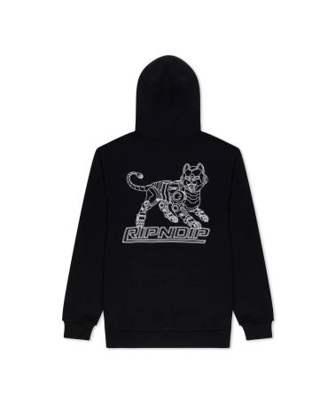 RIPNDIP ROBO NERM HOODIE KAPUZENPULLOVER SCHWARZ MEHRFARBIG MULTICOLOR