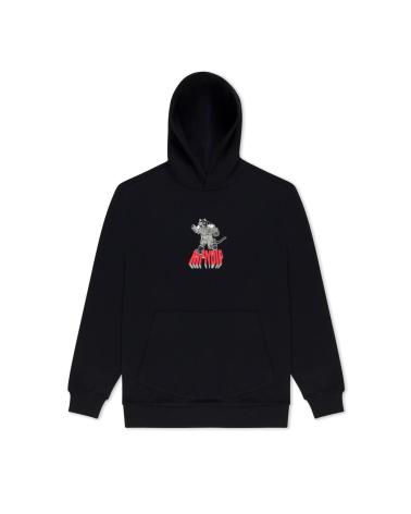 MOLETOM COM CAPUZ RIPNDIP TOMORROWLAND PRETO MULTICOLOR MULTICOLOR