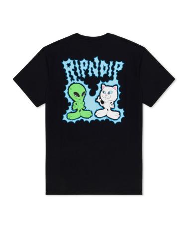T-SHIRT RIPNDIP SHOCKING TEE NERA MULTICOLORE MULTICOLOR