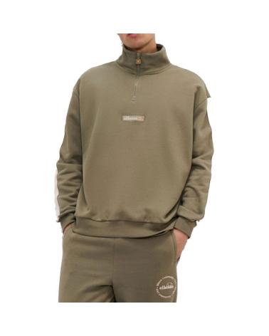 CASACO ELLESSE ZARAGOZA ZIP TRACK TOP CÁQUI MULTICOR MULTICOLOR