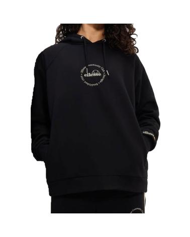 MOLETOM COM CAPUZ ELLESSE BARCELONA PRETO MULTICOLOR MULTICOLOR