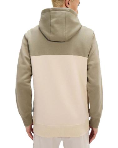 MOLETOM COM CAPUZ ELLESSE ANTOGONI OH HOODY COLOR BLOCK CÁQUI-BEGE KAKI-BEIGE