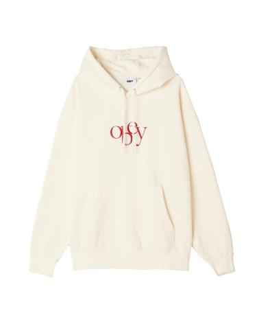 OBEY KAPUZENPULLOVER CONTINENT HOOD UNBLEACH MULTICOLOR