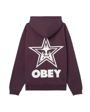 OBEY BOLD STAR EXTRA HEAVY H KAPUZENPULLOVER MULTICOLOR