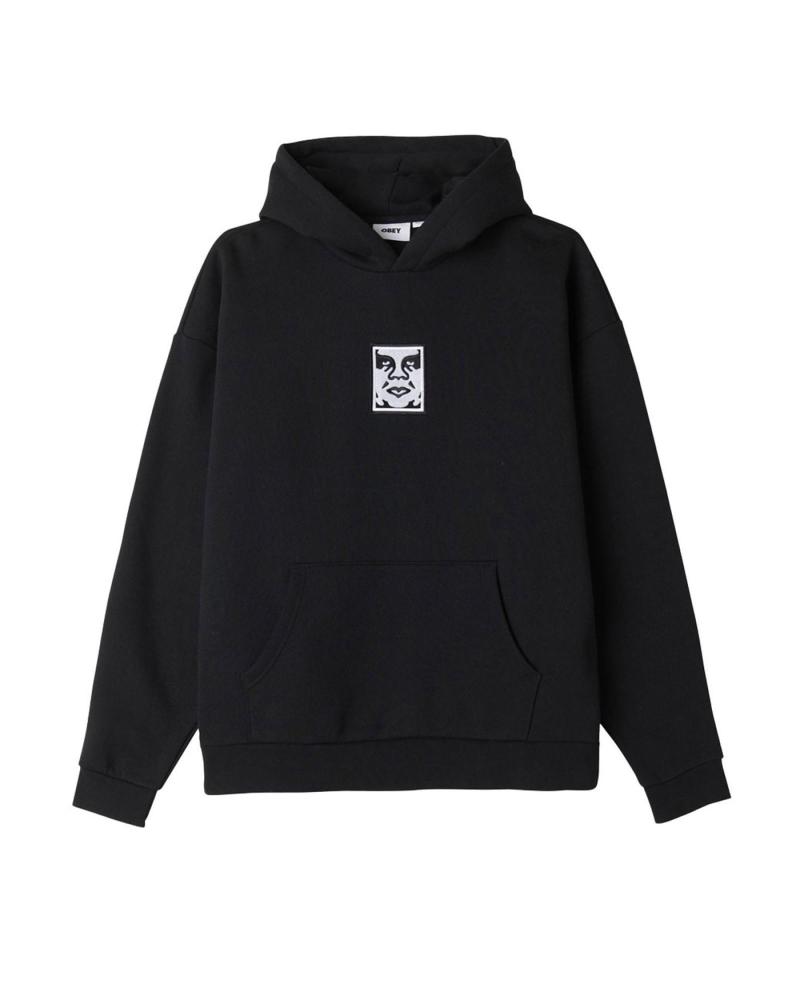 OBEY ICON EXTRA HEAVY HOOD I KAPUZENPULLOVER MULTICOLOR