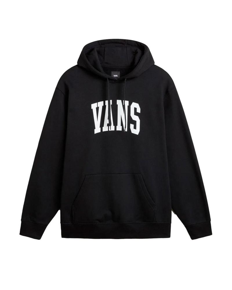 VANS ARCHED PULLOVER BLACK HOODIE MULTICOLOR