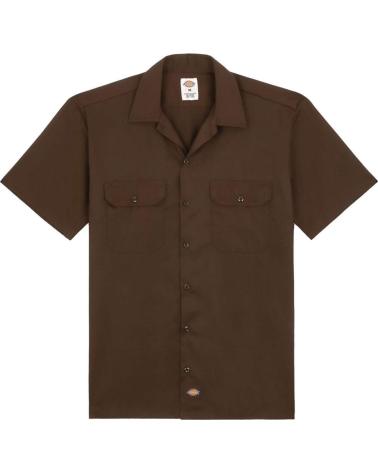 DICKIES CAMISA DE TRABAJO DARK BROWN MULTICOLOR