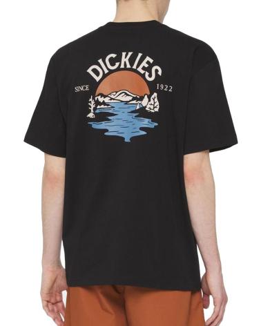 DICKIES CAMISETA BEACH TEE BLACK MULTICOLOR