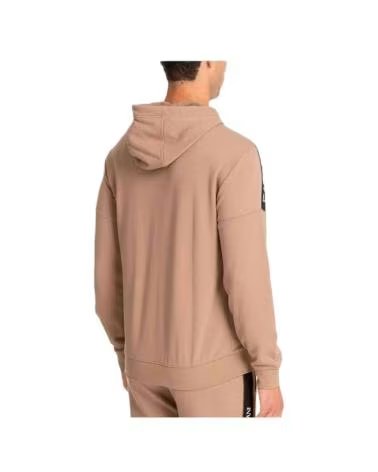 SWEAT-SHIRT À CAPUCHE ET FERMETURE ÉCLAIR BEIGE