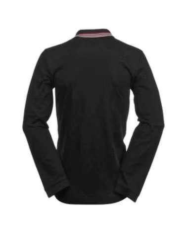EMPORIO ARMANI POLO MANCHES LONGUES POUR HOMME NEGRO