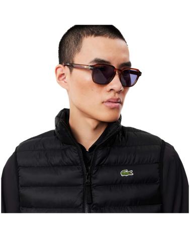 GILET MATELASSÉ LACOSTE BLOUSON NOIR NEGRO