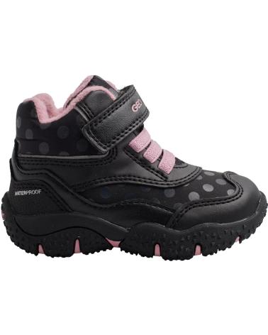 GEOX BOTINES IMPERMEABLES CON FORRO POLAR B ALTIC G B04H1A-054FU NEGRO-ROSA