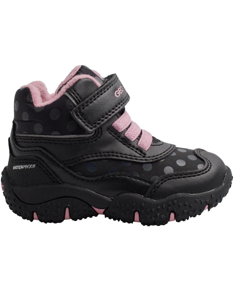 GEOX BOTINES IMPERMEABLES CON FORRO POLAR B ALTIC G B04H1A-054FU NEGRO-ROSA