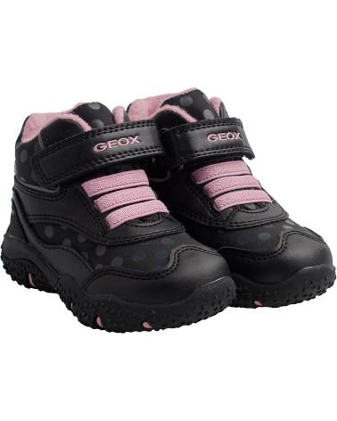 GEOX BOTINES IMPERMEABLES CON FORRO POLAR B ALTIC G B04H1A-054FU NEGRO-ROSA