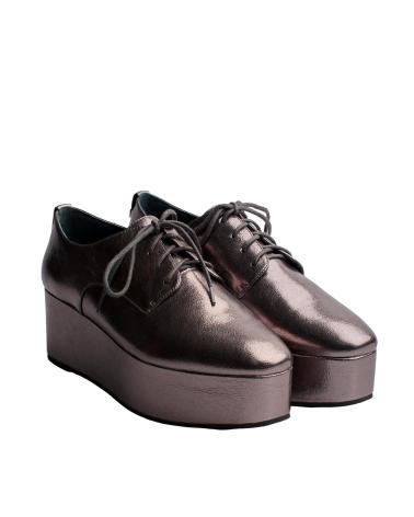 Scarpe-eleganti-da-donna-CALVIN-KLEIN-ZAPATOS-OXFORD-CON-PLATAFORMA-E5566-PARA-MUJER-PLATEADO