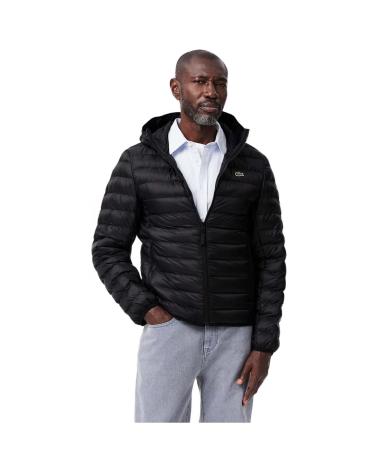 LACOSTE GIACCA BLOUSON NERA NEGRO