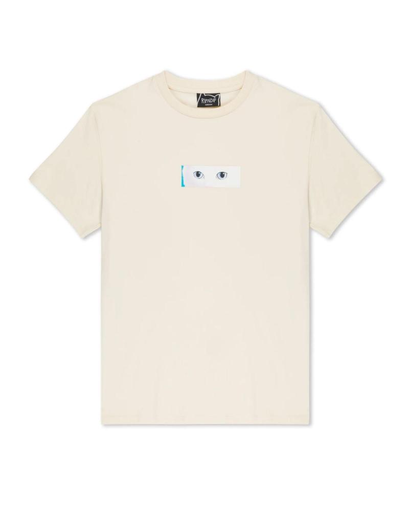 CAMISETA RIPNDIP PRETTY KITTY TEE NATURAL MULTICOLOR