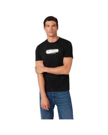 GUESS T-SHIRT NOIR MÉTALLIQUE NEGRO