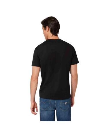 GUESS T-SHIRT NOIR MÉTALLIQUE NEGRO