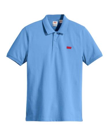 POLO LEVI'S DE ALGODÃO PIQUÉ PARA HOMEM - AZUL CLÁSSICO AZUL