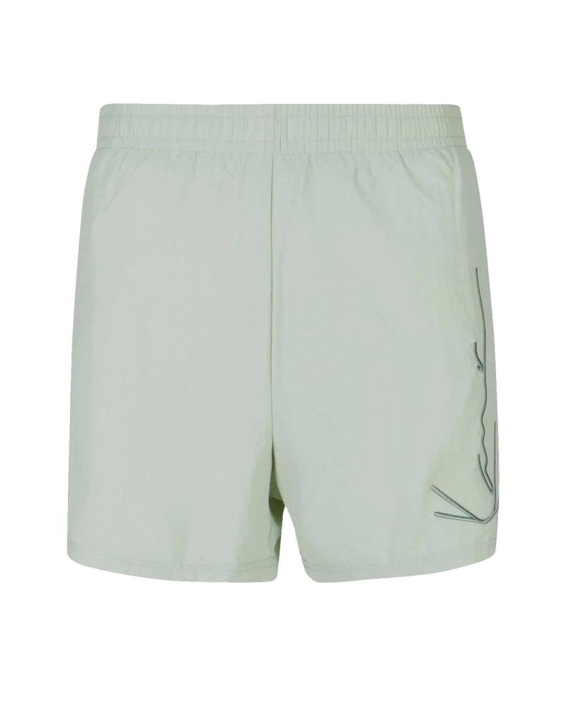 KARL KANI BADESHORTS BOARD SHORTS SIGNATURE HELLGRÜN MULTICOLOR