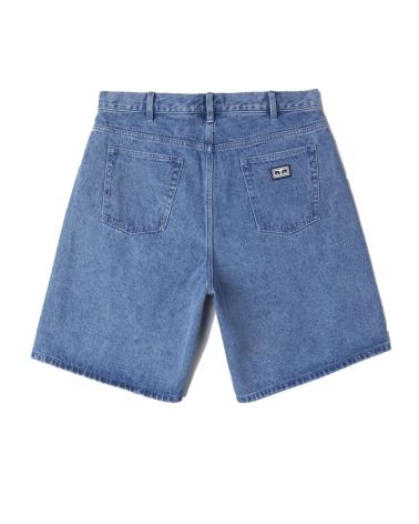 OBEY BIGWIG BAGGY DENI JEANS-SHORTS MULTICOLOR